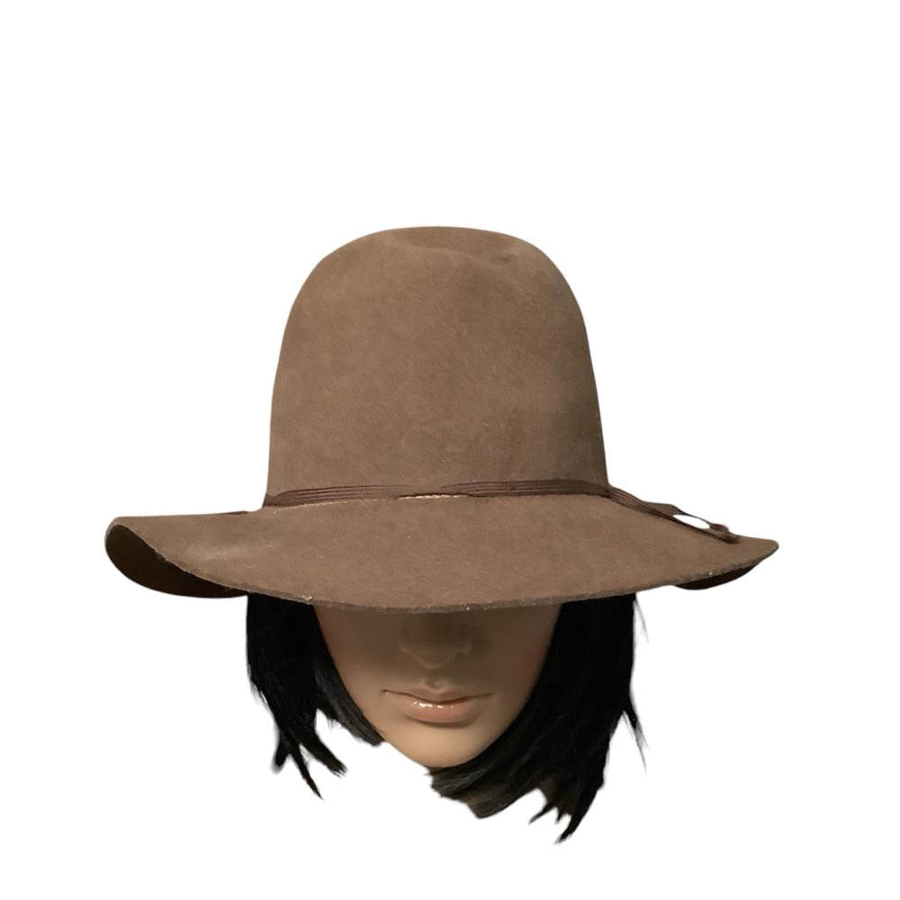 Hat attack felt brown hat M